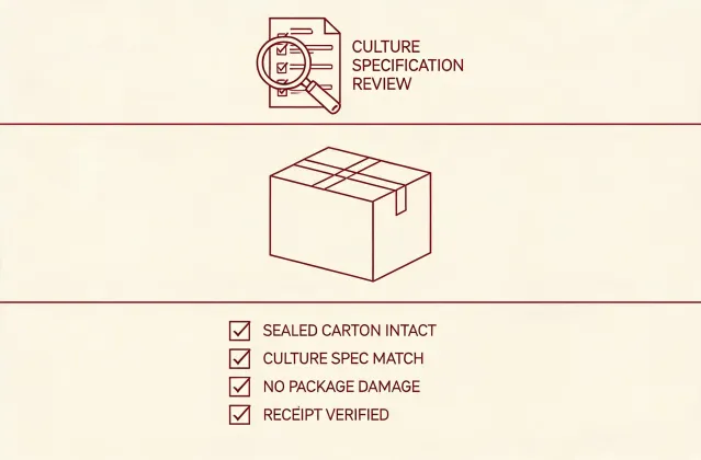 Generic supplier and receiving workflow illustration